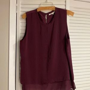 Beautiful plum pullover blouse